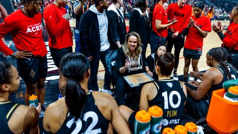 Becky Hammon was named the 2022 WNBA Coach of the Year past  month.