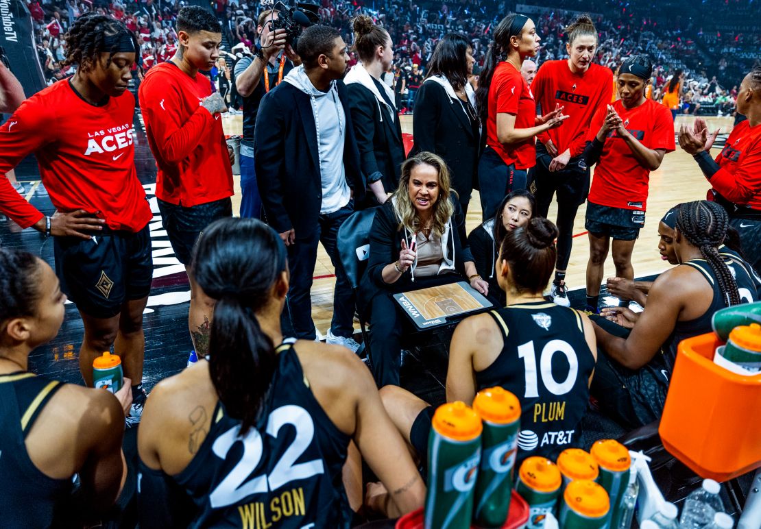 Becky Hammon was named the 2022 WNBA Coach of the Year last month.