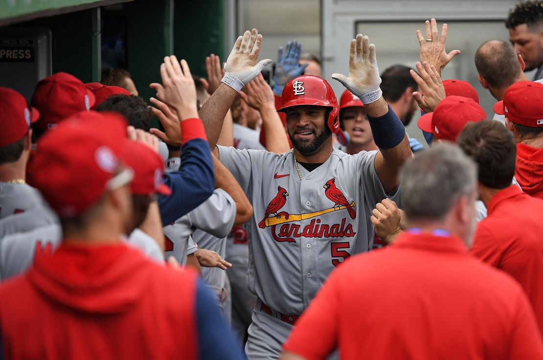 Pujols is hoping to win his third World Series in his final season.