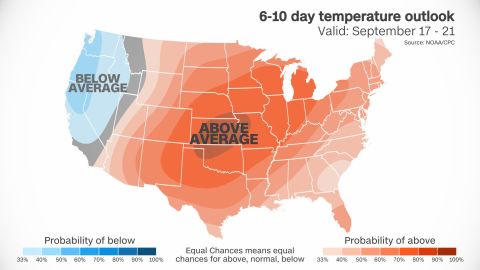 weather cpc 6 to 10 day temperature outlook