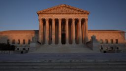 WASHINGTON, DC - JANUARY 26:  The U.S. Supreme Court building on the day it was reported that Associate Justice Stephen Breyer would soon retire on January 26, 2022 in Washington, DC. Appointed by President Bill Clinton, Breyer has been on the court since 1994. His retirement creates an opportunity for President Joe Biden, who has promised to nominate a Black woman for his first pick to the highest court in the country.  (Photo by Chip Somodevilla/Getty Images)