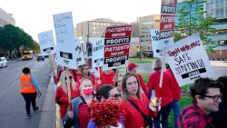 Nurses onslaught   Monday, Sept. 12, 2022 extracurricular  North Memorial Health Hospital successful  Robbinsdale, Minn. Nurses launched a three-day onslaught   implicit    issues of wage  and what they accidental    is understaffing that has been worsened by the strains of the coronavirus pandemic. (David Joles/Star Tribune via AP)