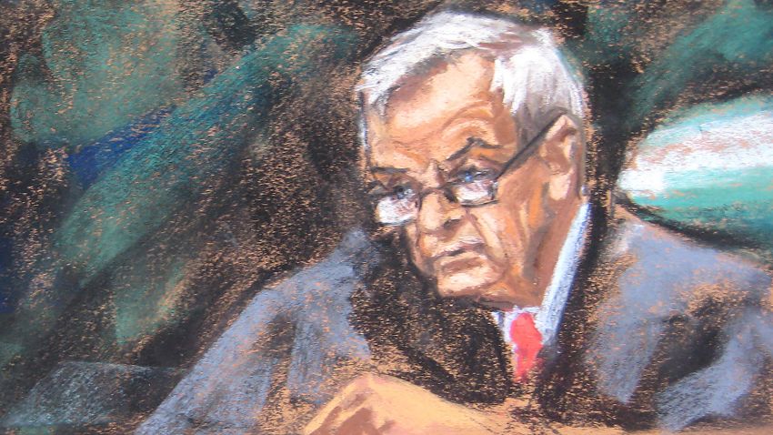 A sketch of Dearie from a court case in 2013.