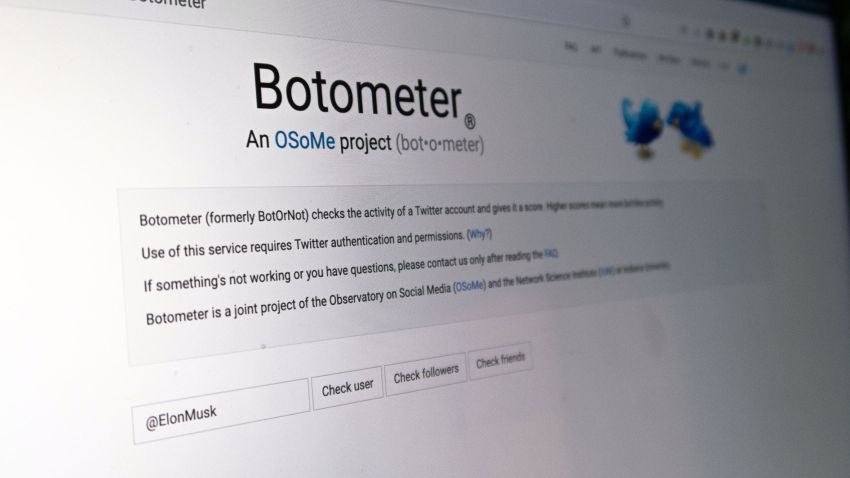 Botometer is the tool Elon Musk used to make his initial claim about the number of bots on Twitter.