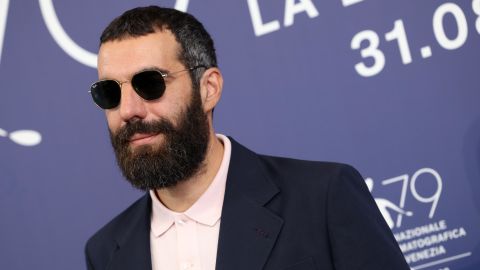 Director Romain Gavras attends a photo shoot for 