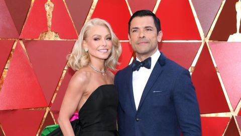 Kelly Ripa and Mark Consuelos in 2018. Ripa has a new book coming out.