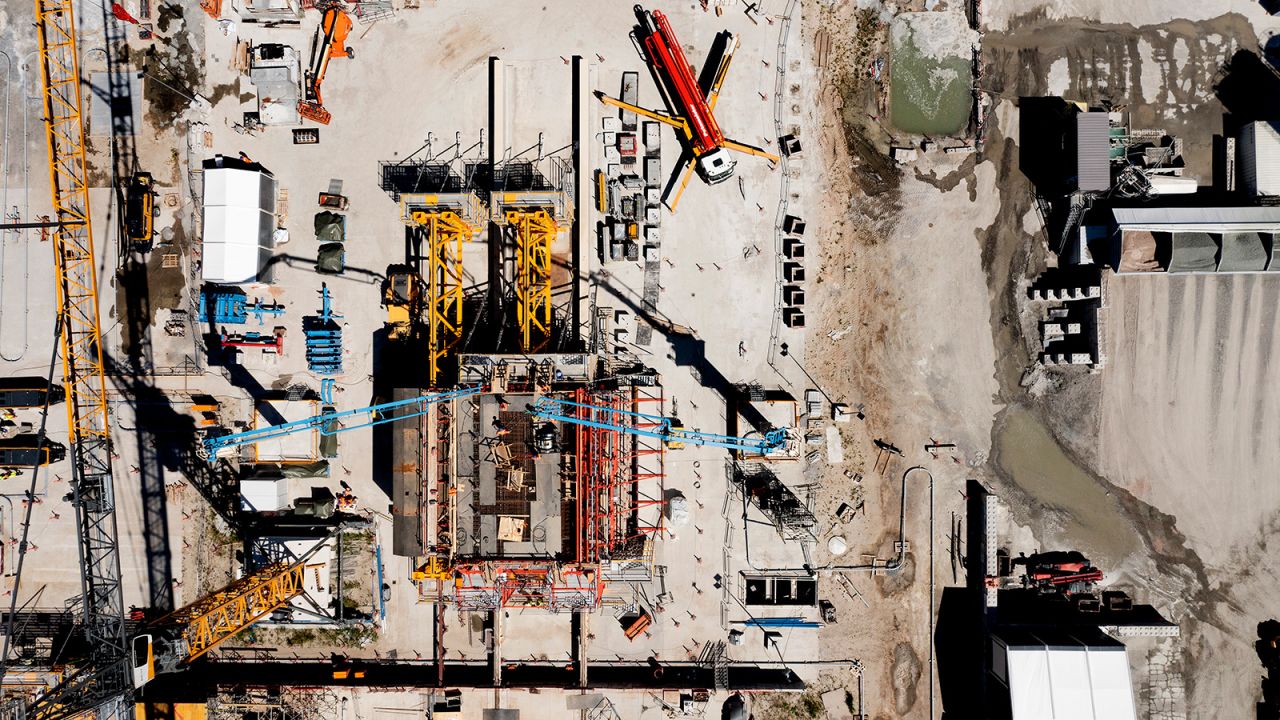 This full-scale trial cast of a tunnel element was built in July 2022.