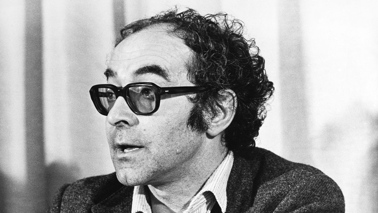 Jean-Luc Godard, photographed in the 1970s, has died at the age of 91. 