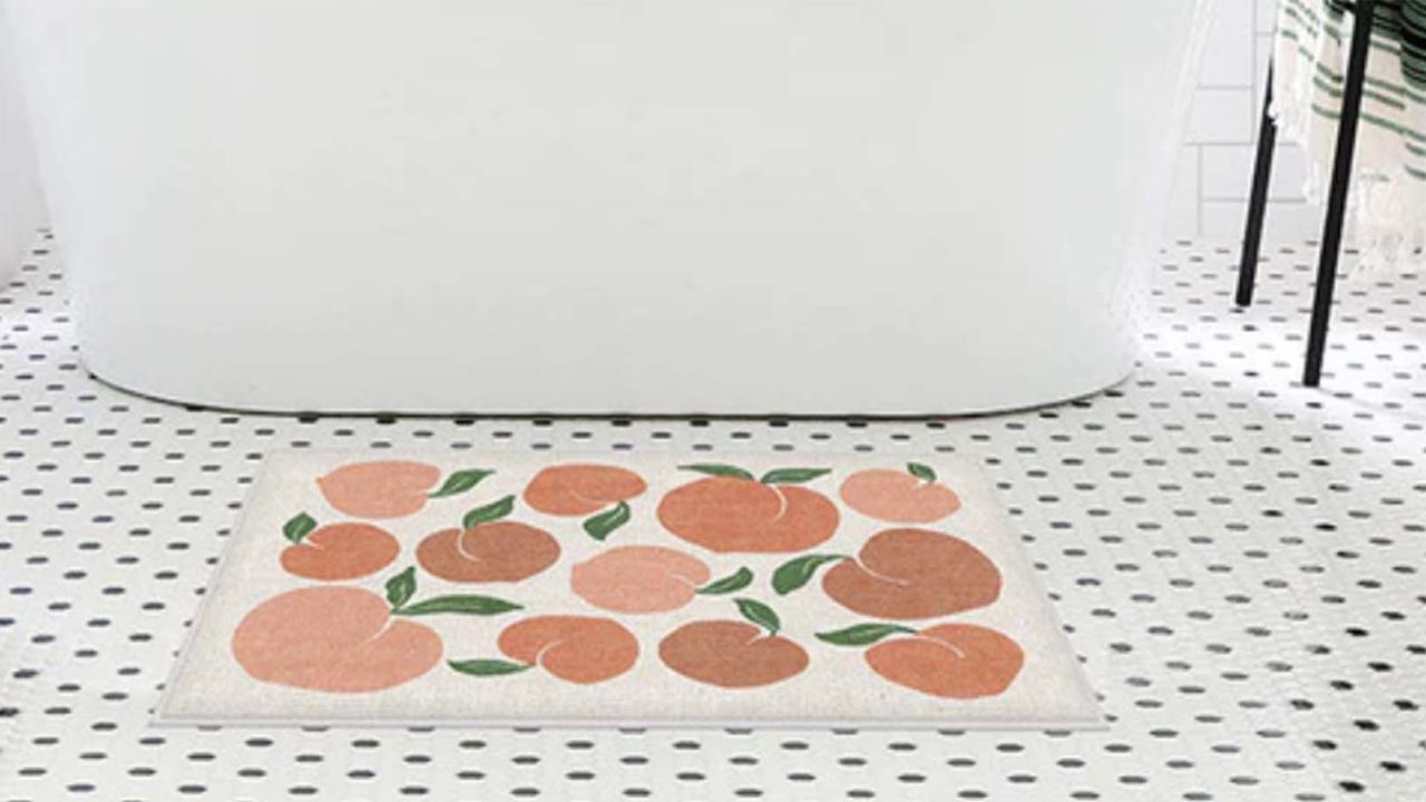 Sweet Peach Bath Mat