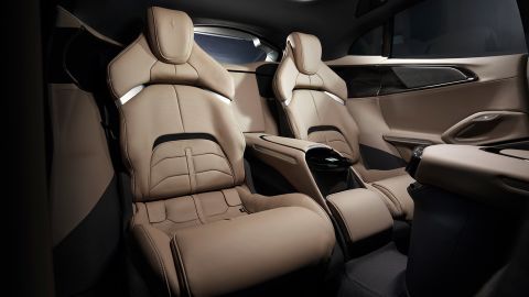 The Ferrari Purosangue gets four full-sized seats, a first for the brand in a production car. Photo credit: Ferrari