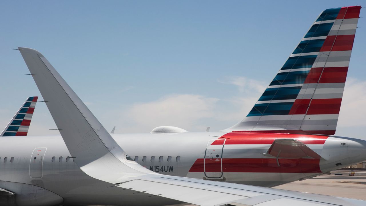 This June 7, 2021, photo shows American Airlines aircrafts at Phoenix Sky Harbor International Airport in Phoenix. (Jenny Kane/AP)