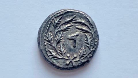 A rare, 2,000-year-old Jewish coin that US authorities have returned to Israel.