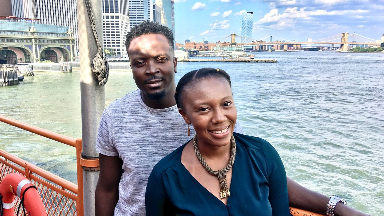 <strong>Next steps</strong>: Steven proposed to Andye in November 2017. "I got that same calm feeling that I had that first day that I met him," says Andye of the moment she said yes. Here's the couple in New York together.