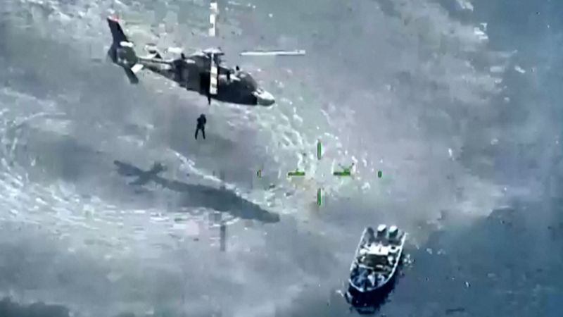 Mexican navy intercept boat full of drugs
