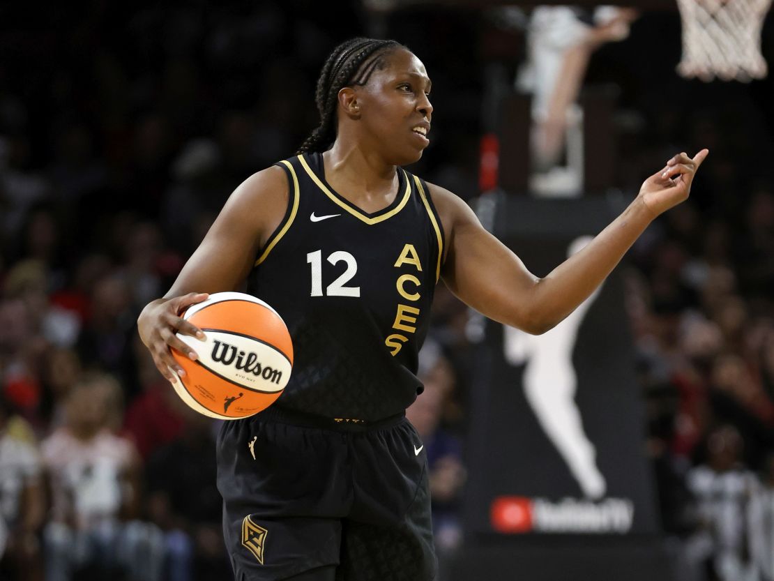 Gray scored 21 points in Game 2 of the WNBA Finals. 