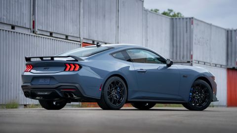 Den nye Mustangen kan skilte med bedre aerodynamikk enn den utgående modellen.