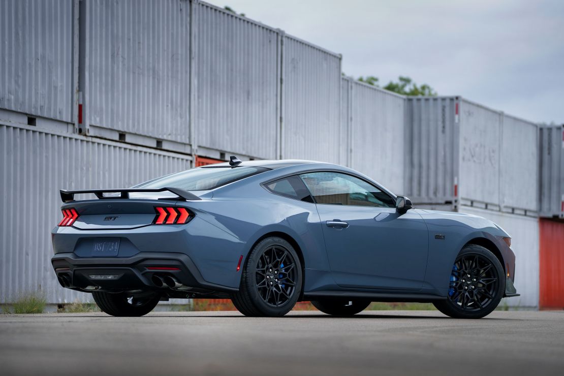 The new Mustang boasts better aerodynamics than the outgoing model.