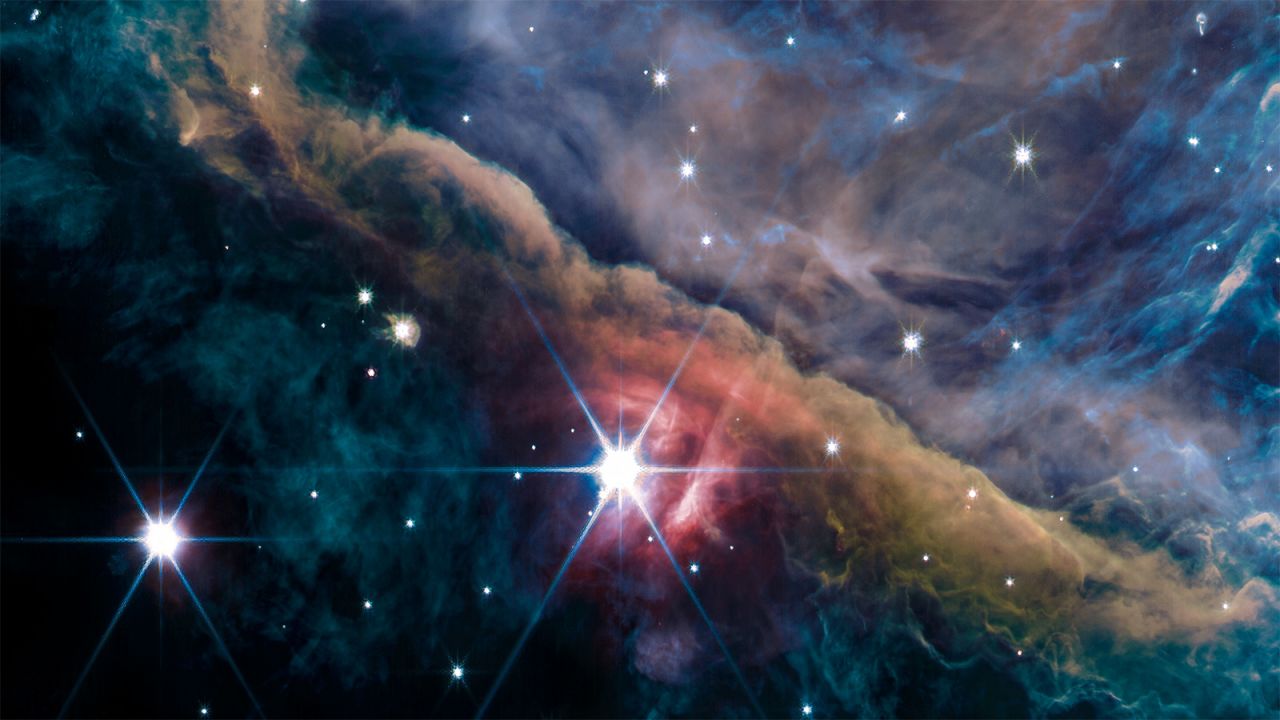 The inner region of the <a href="https://www.cnn.com/2022/09/12/world/james-webb-space-telescope-image-orion-nebula-scn/index.html" target="_blank">Orion Nebula</a> as seen by the telescope's NIRCam instrument. The image reveals intricate details about how stars and planetary systems are formed.