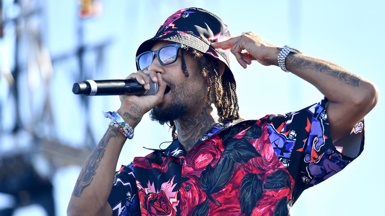 PnB Rock performs during a 2019 festival in Anaheim.