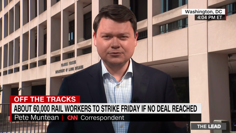 Rail strike could halt movement of about 30% of U.S. freight | CNN