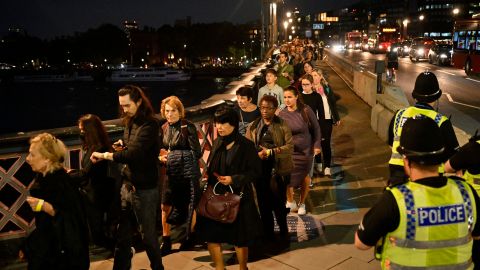 Huge crowds have waited for hours to catch a glimpse of the Queen lying in state before her funeral.