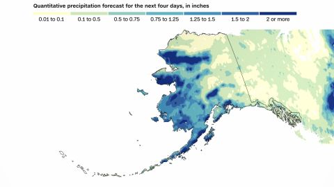 weather alaska rainfall total map storm 091522