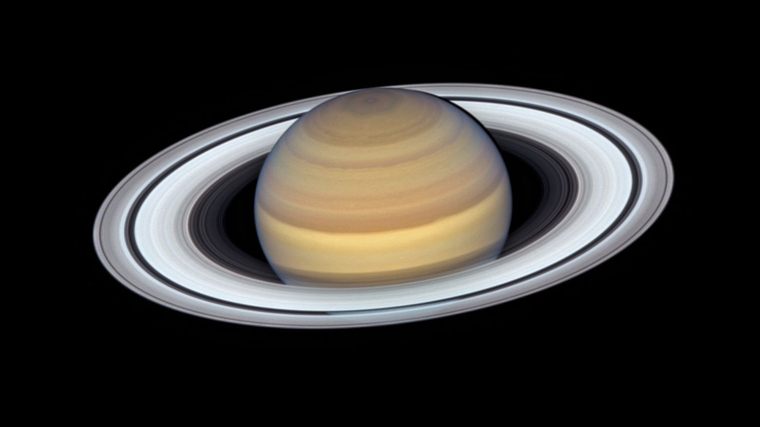 The latest view of Saturn from NASA's Hubble Space Telescope captures exquisite details of the ring system.