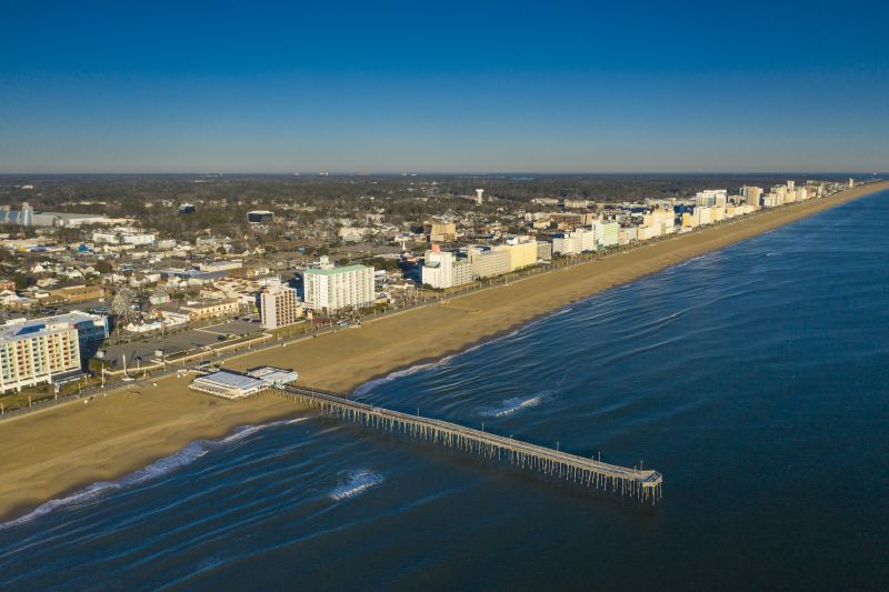 A Squirrel In A Substation Caused A Power Outage For Over 10 000   220915094934 01 Va Beach Aerial Restricted 