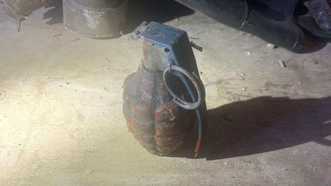 The Cook County Bomb Squad identified the device as likely a WWII-era training grenade.