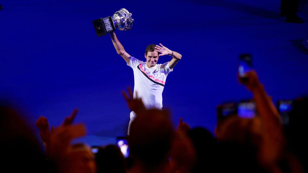 Federer won his 20th and final grand slam at the 2018 Australian Open.