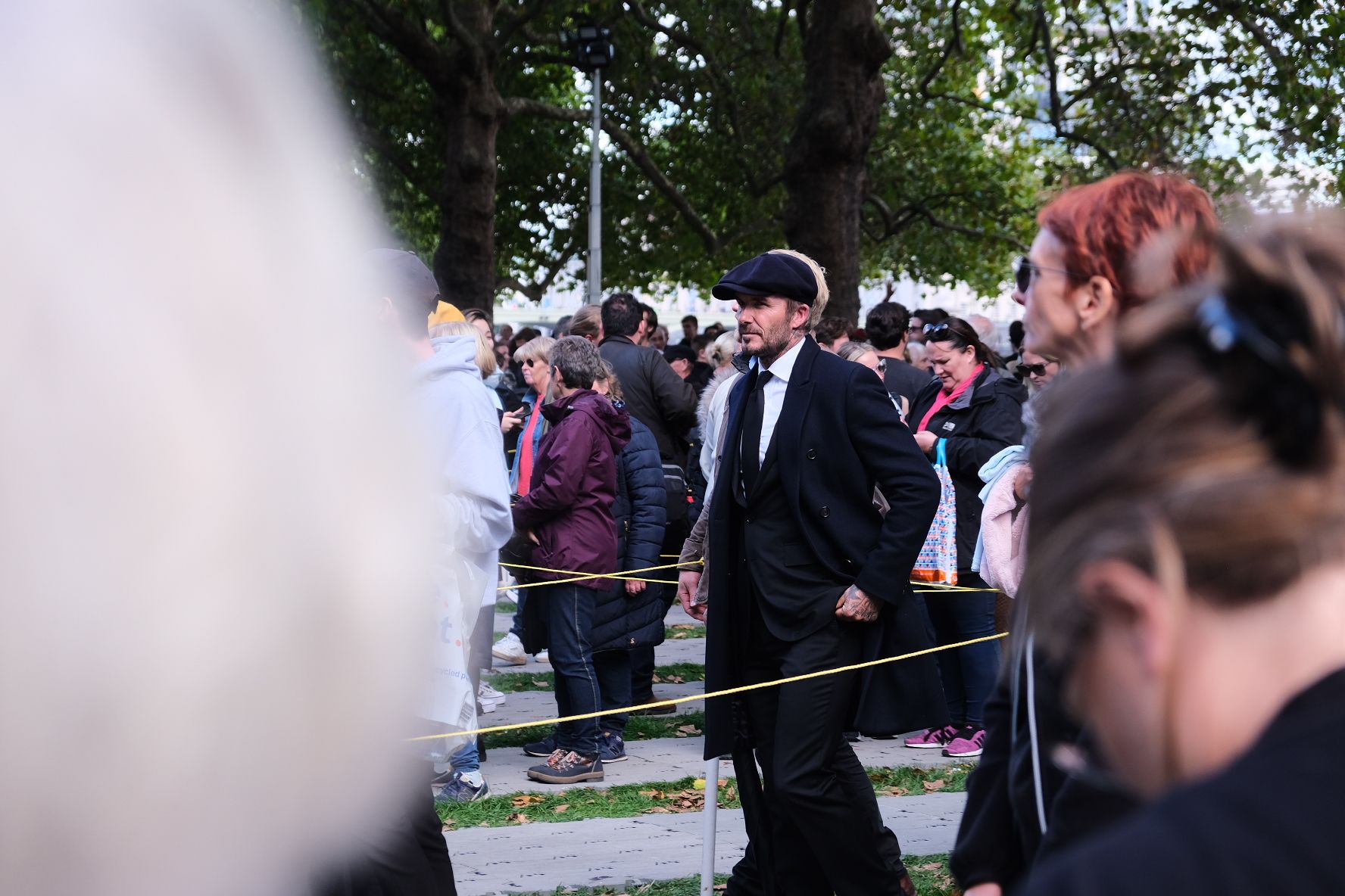 England football legend David Beckham queued for 13 hours to pay his respects to the Queen