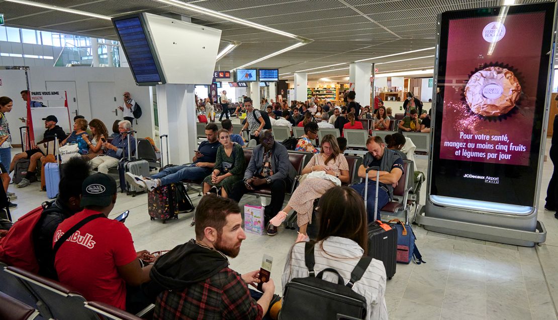 French aviation authorities warned up to 50% of flights could be affected by the strike.