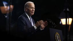 PHILADELPHIA, PENNSYLVANIA - SEPTEMBER 01: U.S. President Joe Biden delivers a primetime speech at Independence National Historical Park September 1, 2022 in Philadelphia, Pennsylvania. President Biden spoke on "the continued battle for the Soul of the Nation."  (Photo by Alex Wong/Getty Images)