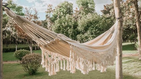 CustomGiftsAZ Large Boho Macrame Hammock