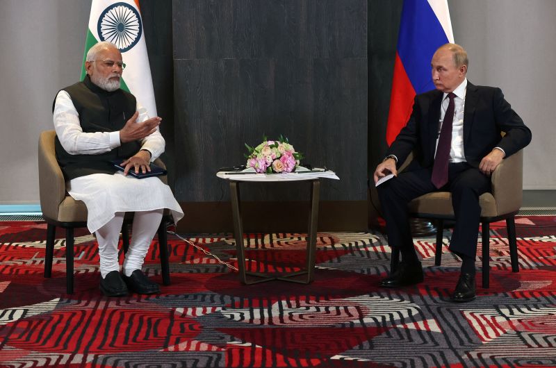 India’s Modi tells Russia’s Putin: Now is not the time for war
