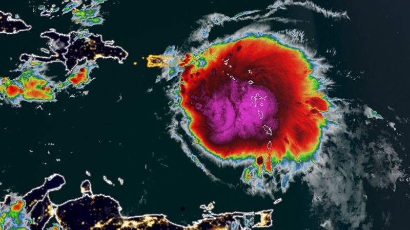 Hurricane watch issued for Puerto Rico ahead of Tropical Storm Fiona