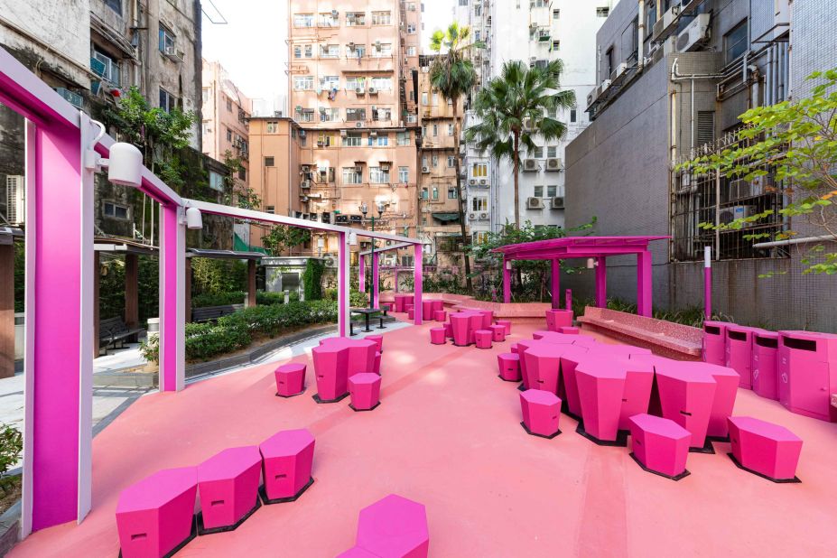 Hong Kong's colorful new 'pocket parks' are revitalizing public spaces