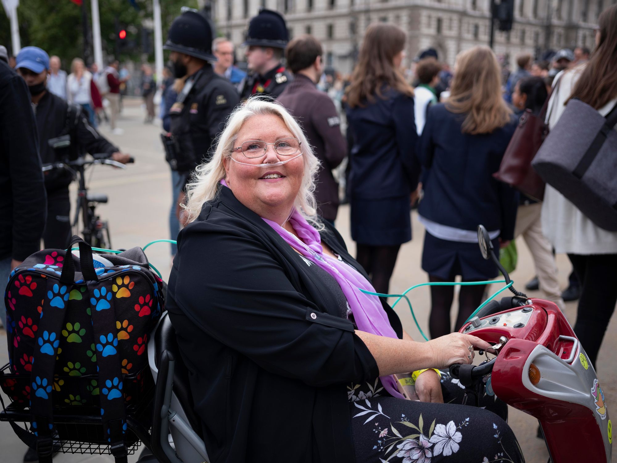 "It was so emotional — unreal really," said Lucy, who came from North Essex, a county in southeast England. "She did so much for our country.  She is what made Britain great, and we'll never see the likes of her again."