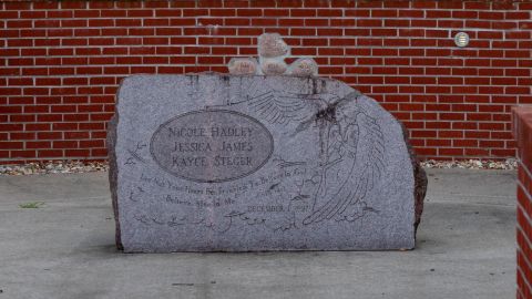 A memorial for three girls who were killed in a school shooting in 1997 is open to the public in West Paducah.