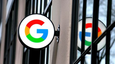 Google brand logo on the street in New York City, NY, USA on January 12, 2022. Photo by Charles Guerin/Abaca/Sipa USA(Sipa via AP Images)