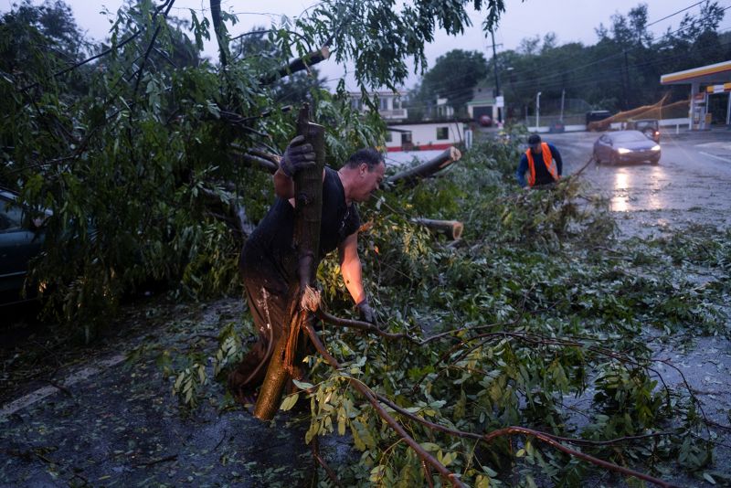 Hurricane Fiona makes landfall in Dominican Republic as more than a million people in Puerto Rico are still without power
