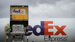  Pallets of baby formula are unloaded from a FedEx cargo plane upon arrival at Dulles International Airport on May 25, 2022 in Dulles, Virginia. More than 100 pallets of infant formula traveled from Ramstein Air Base in Germany to Washington Dulles International Airport. The mission is being executed to address an infant formula shortage caused by the closure of the largest U.S. formula manufacturing plant due to safety and contamination issues. (Photo by Drew Angerer/Getty Images)