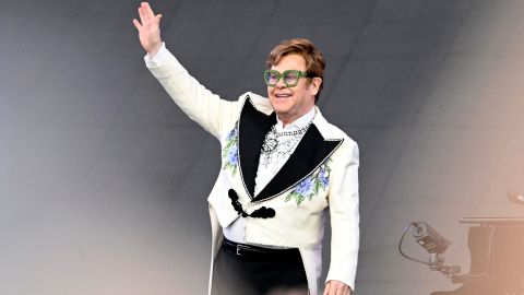 Elton John performs on stage on June 24, 2022, in London, England. 