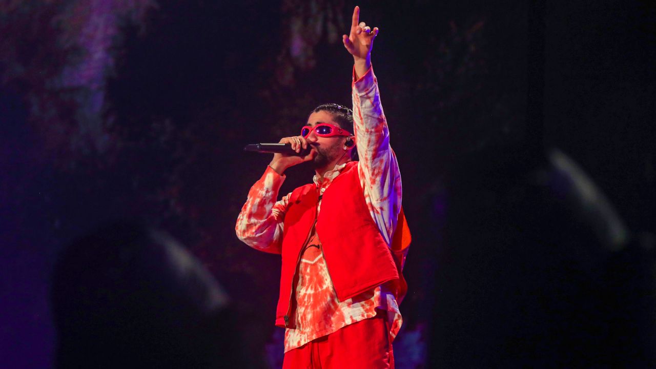 Bad Bunny, here on Sept. 4, earned 10 Latin Grammy Award nominations on Tuesday.