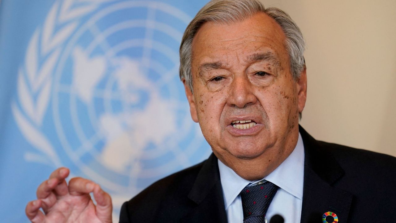 UN Secretary General António Guterres.