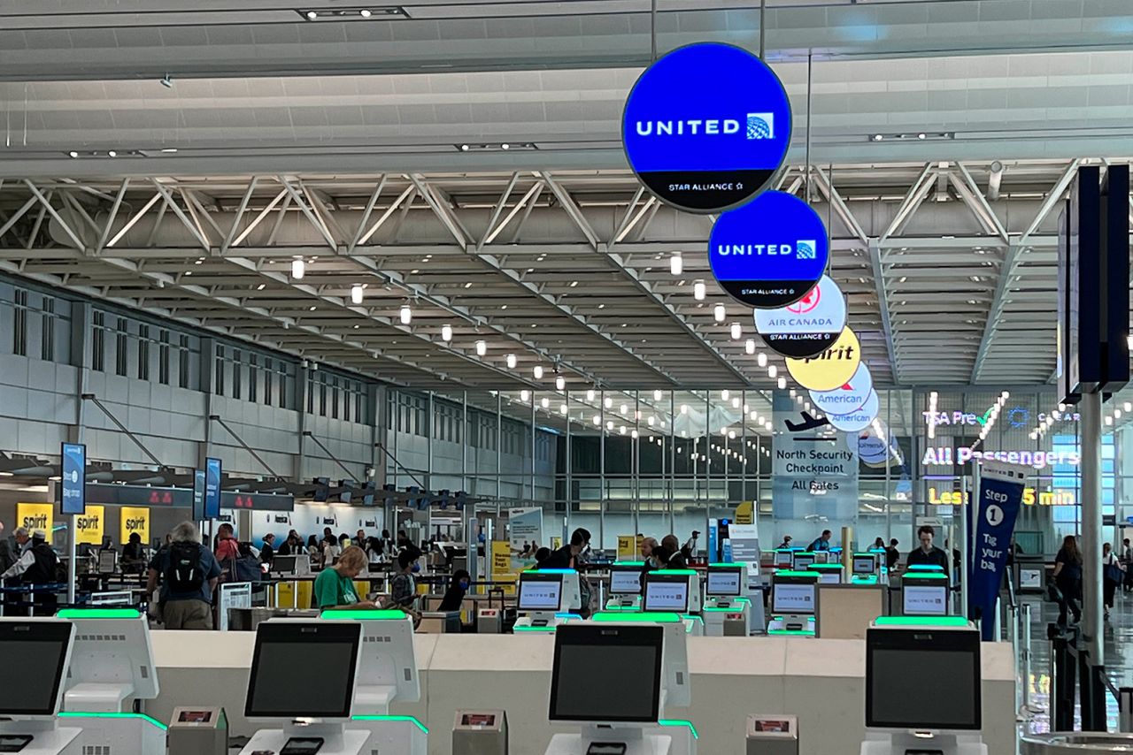 Minneapolis-Saint Paul International Airport, seen here in August 2022, earned the best score for traveler satisfaction among North America's mega airports.