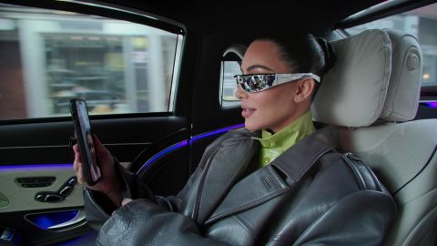 Kim Kardashian in a scene from the second season of Hulu's