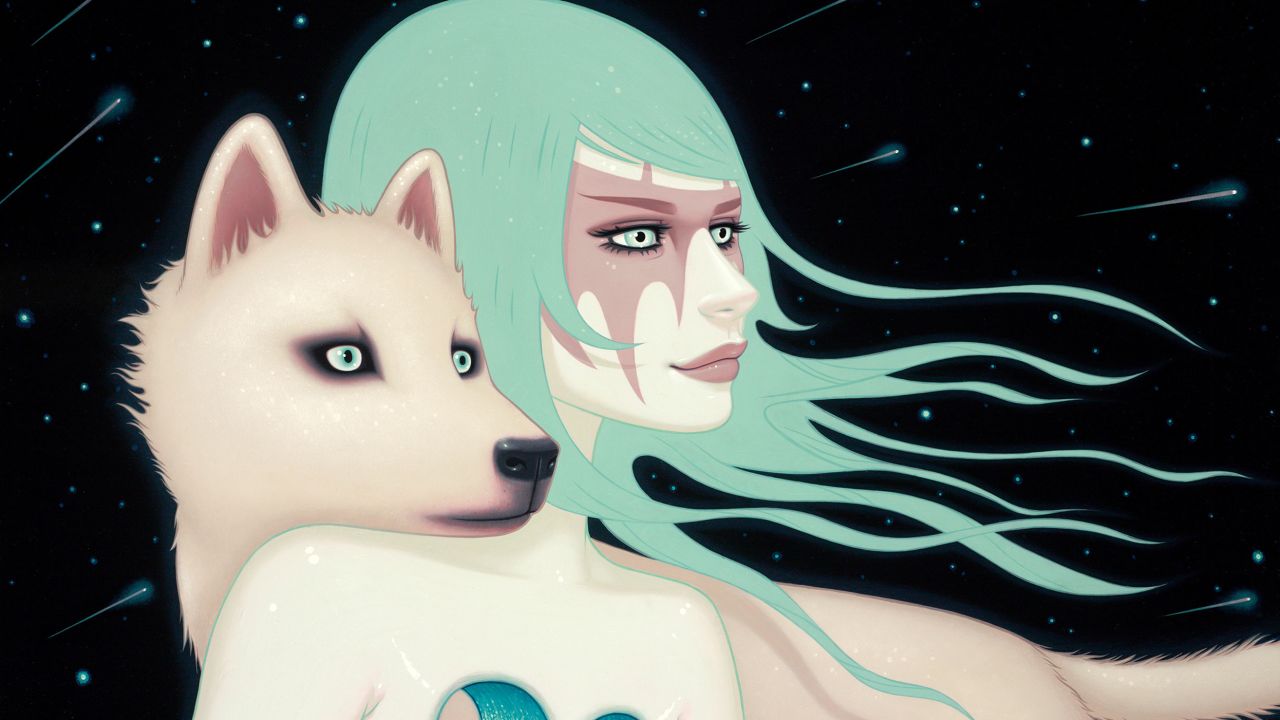 Tara McPherson's "The Wanderers" is one of her works that was included in the dataset underpinning Stable Diffusion.