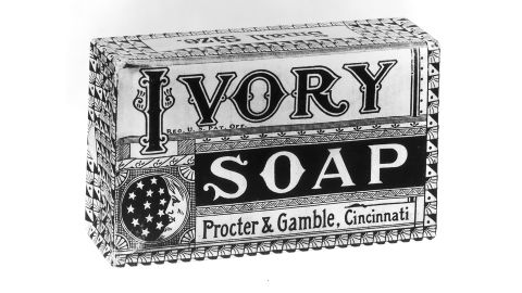 Une publicité pour le savon Ivory de Procter and Gamble vers 1879. (Photo par Fotosearch/Getty Images)