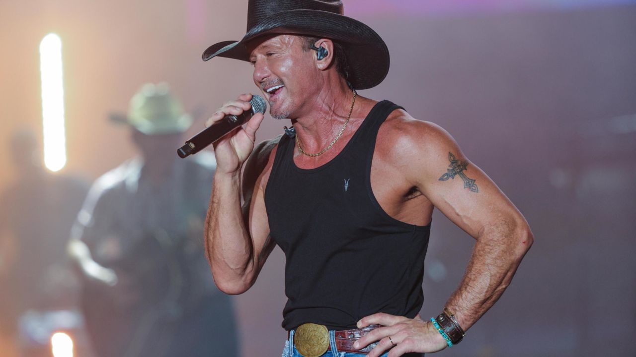 Tim McGraw performs during the Windy City Smokeout on August 5, 2022 in Chicago, Illinois. 